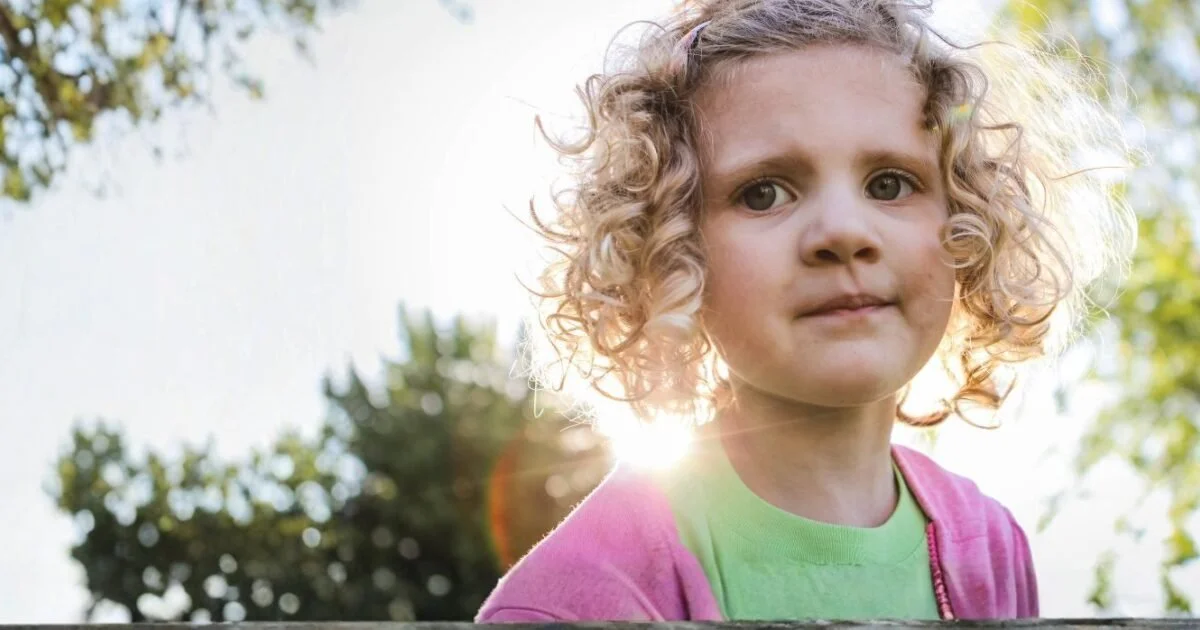 Photo of girl in sunshine