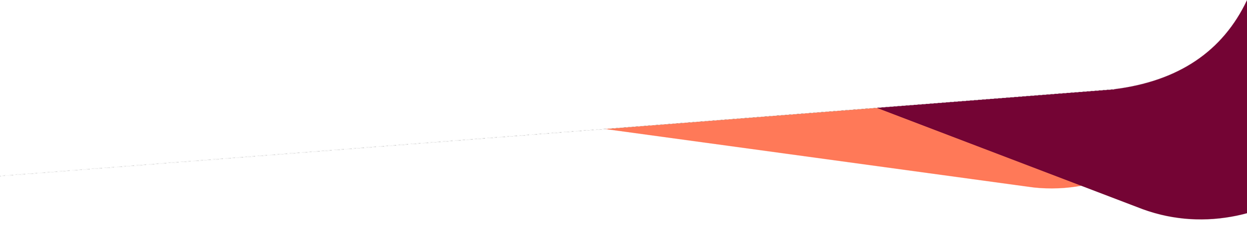 Abstract Gembridge branded banner with curved shapes in black, dark red, orange, and purple colors.
