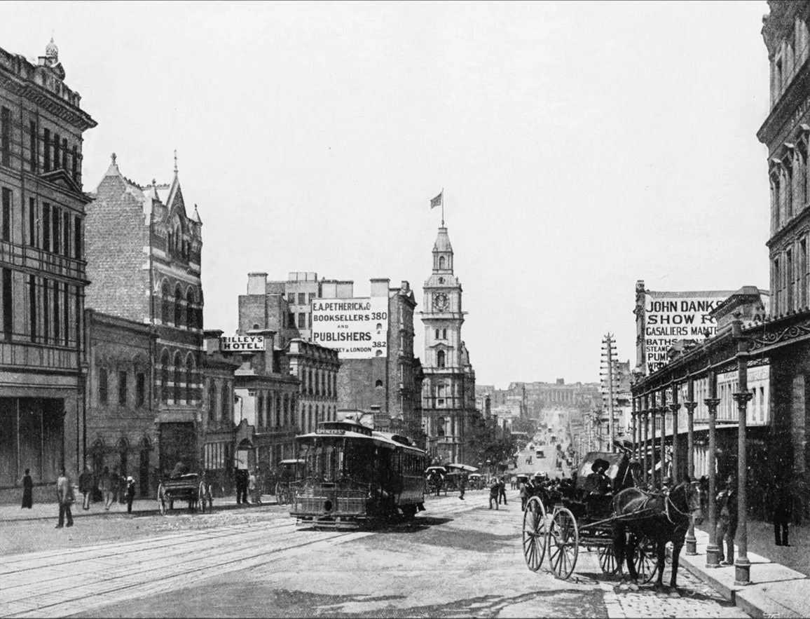 Historical image of Melbourne