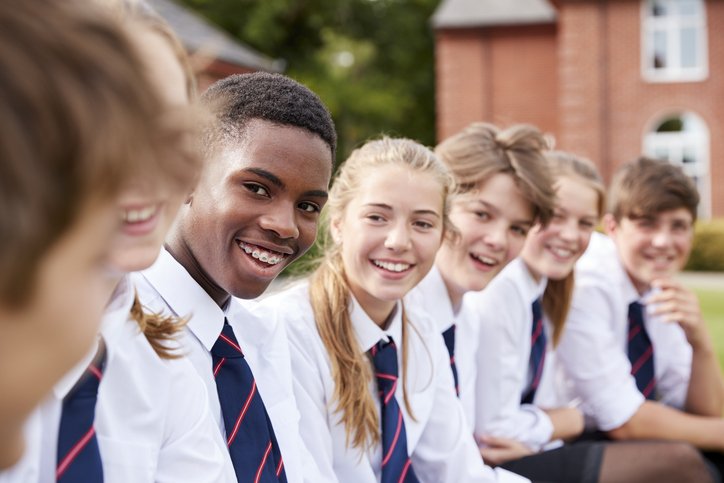 School children in uniforms, representing Independent Schools & Educational Institutions in the For-Purpose Sector