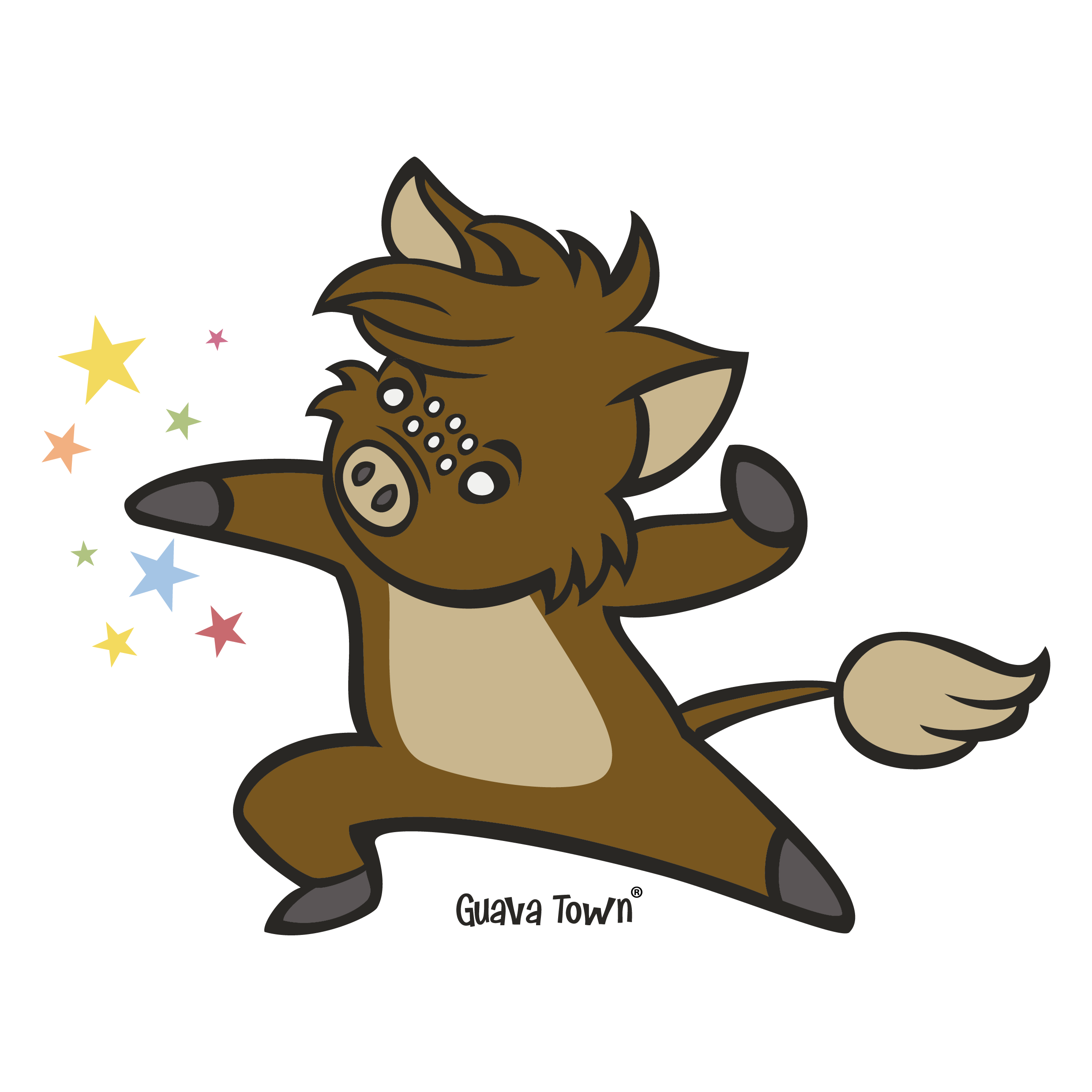 Piggie Kung Fu – Action Pose Sticker