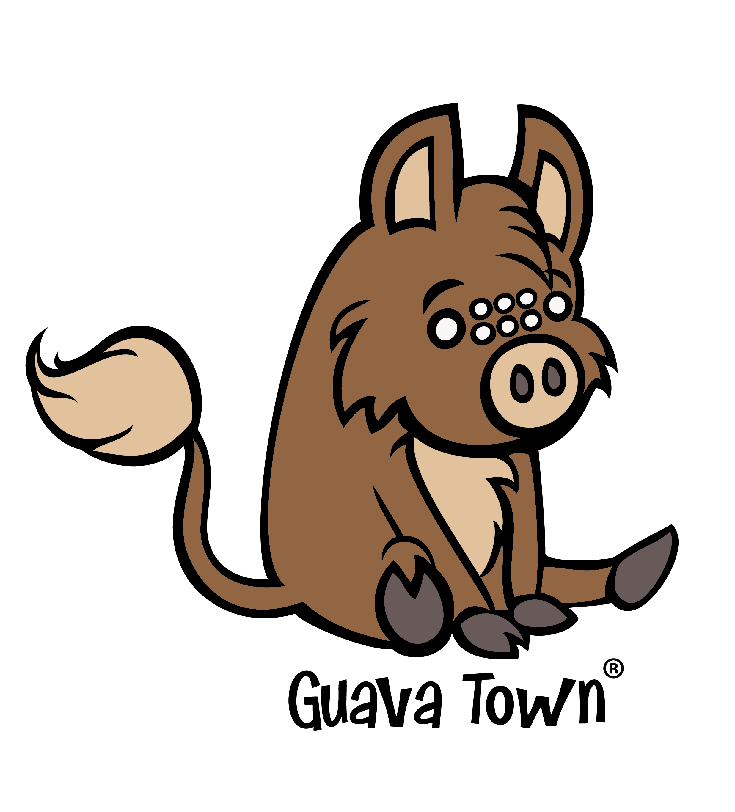 Kipi Sitting – Classic Piggie Sticker