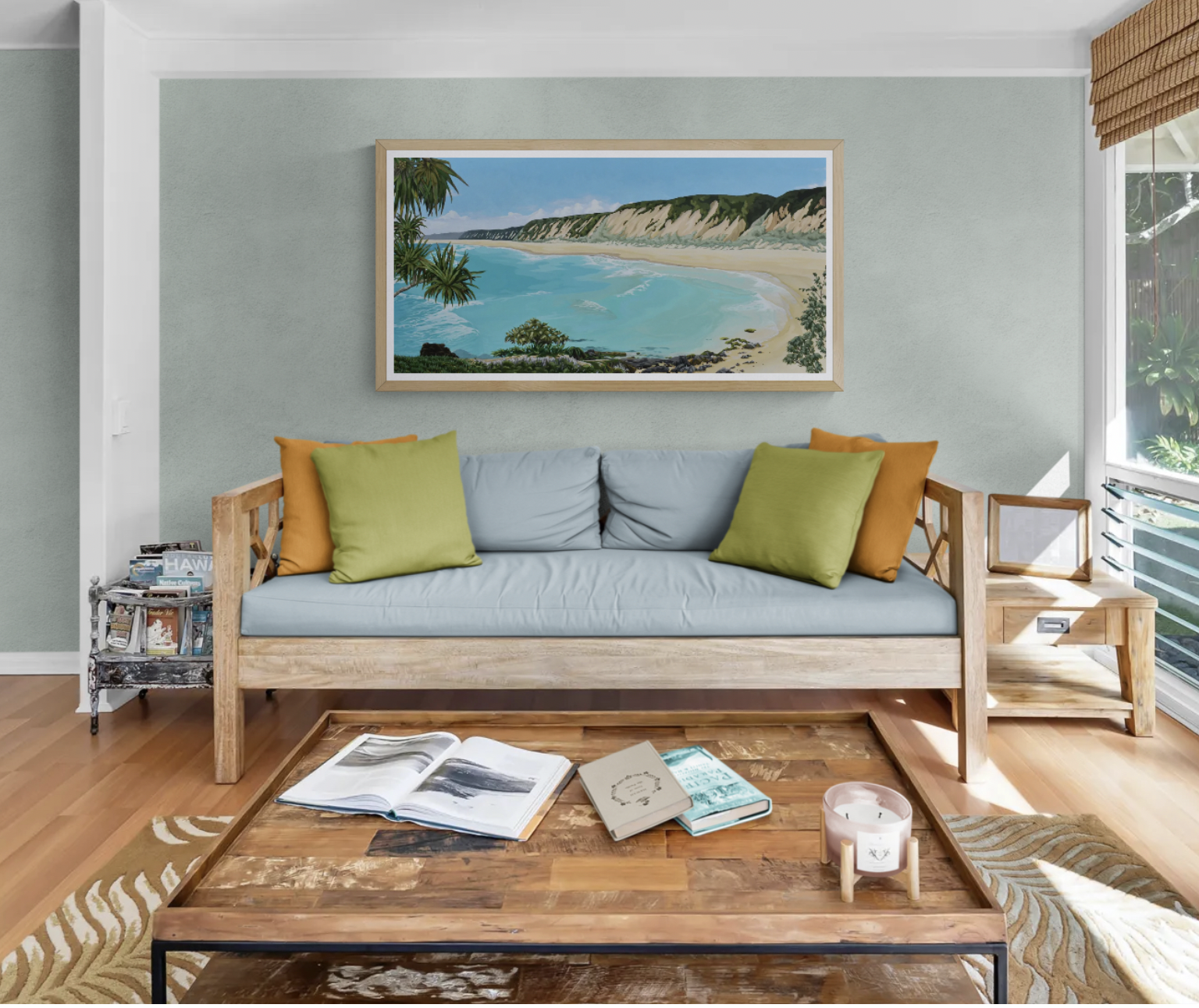 Double Island Beach Drive Print - Unframed