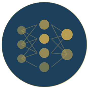Abstract node diagram illustrating AI governance, data mapping, and algorithmic compliance frameworks.