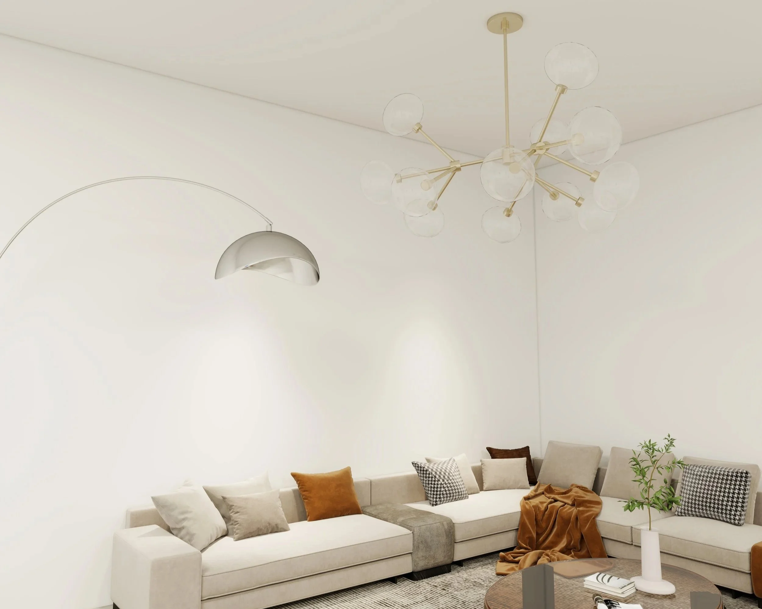 客廳燈｜釣魚燈｜輕奢瘋吊燈