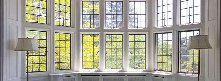 Fix-It Construction Services bay window installation with large multi pane windows Harrisonburg VA