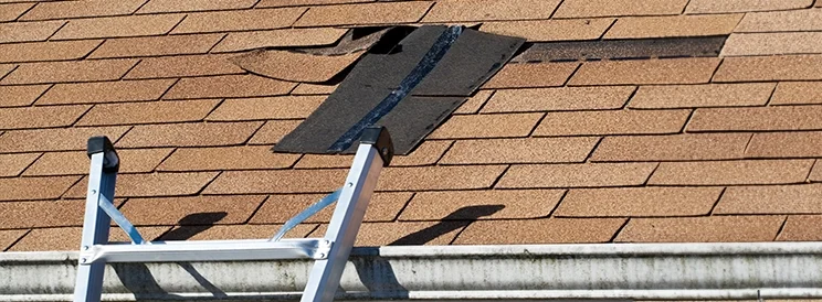 Fix-It Construction Services roof storm damage repair with lifted shingles Harrisonburg VA