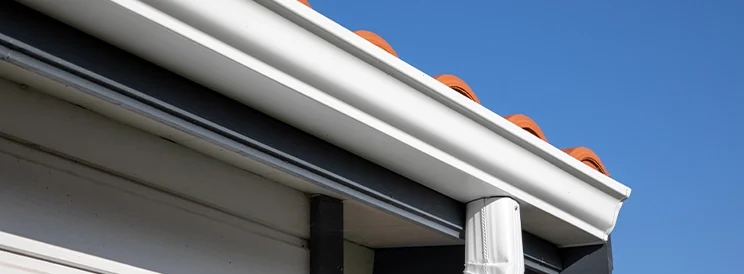 Fix-It Construction Services seamless gutter installation along roofline Harrisonburg VA