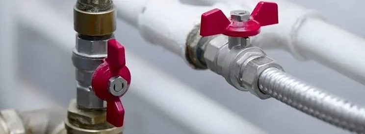 Fix-It Construction Services gas line installation with valve and pipe connection Harrisonburg VA