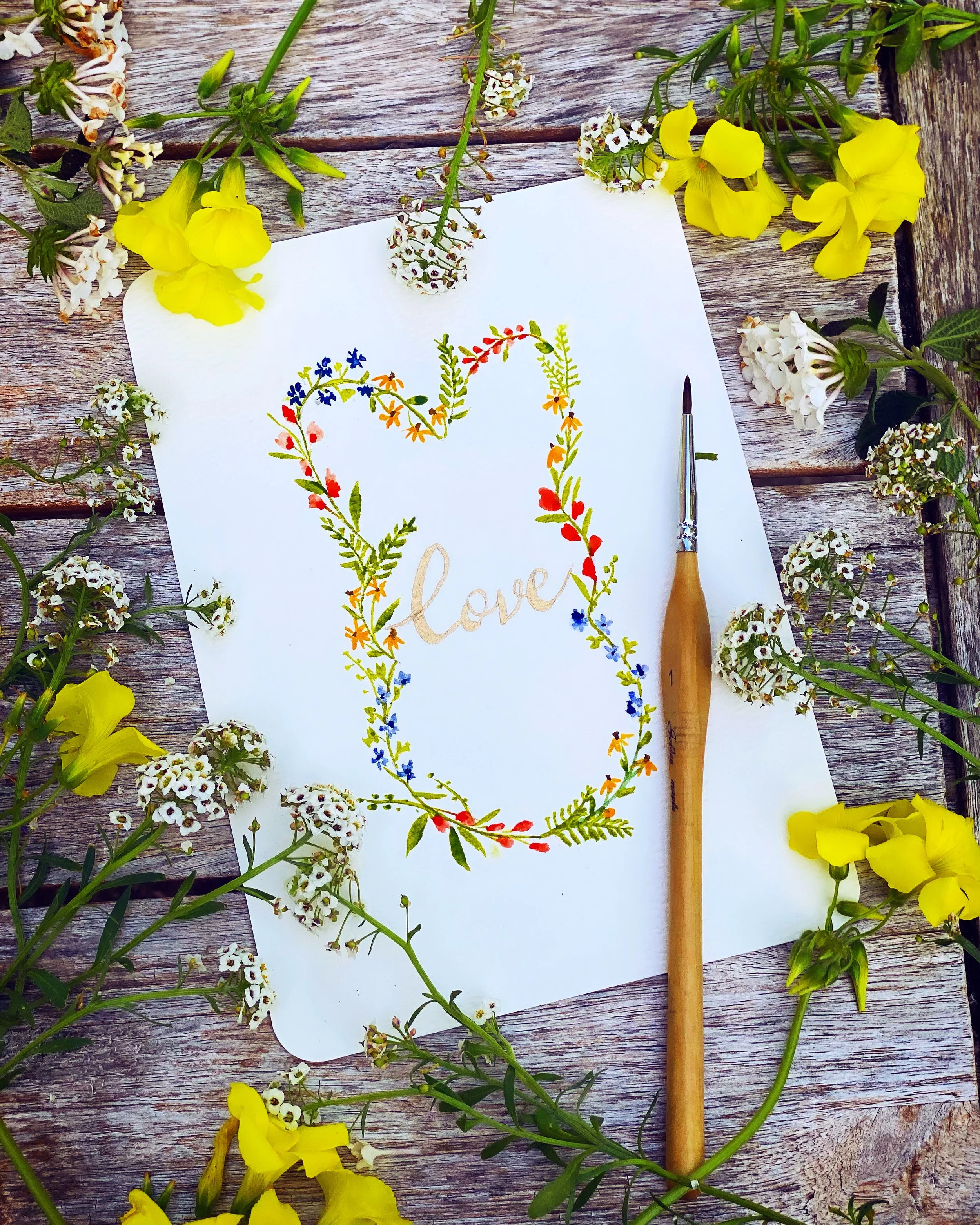 A simple bunny in bloom