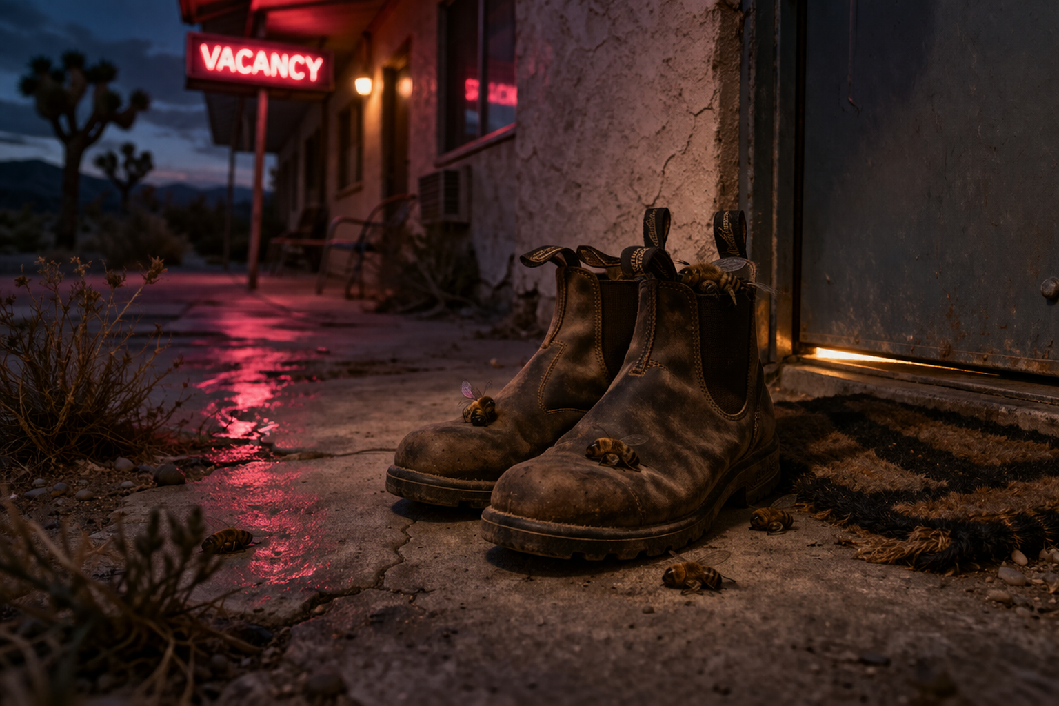 Sleeping Bees &amp; Blundstones