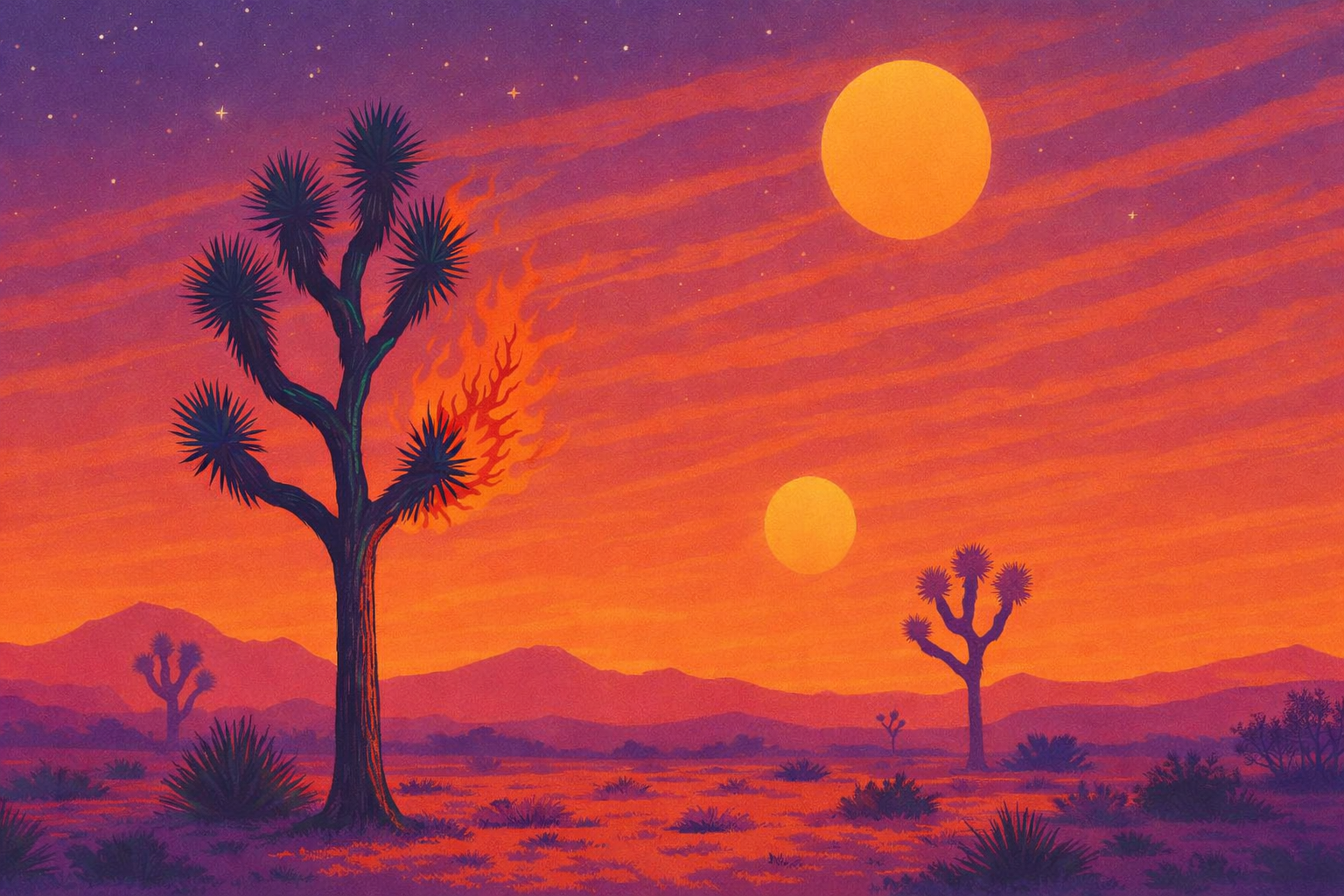 Static at the Edge of 29 Palms
