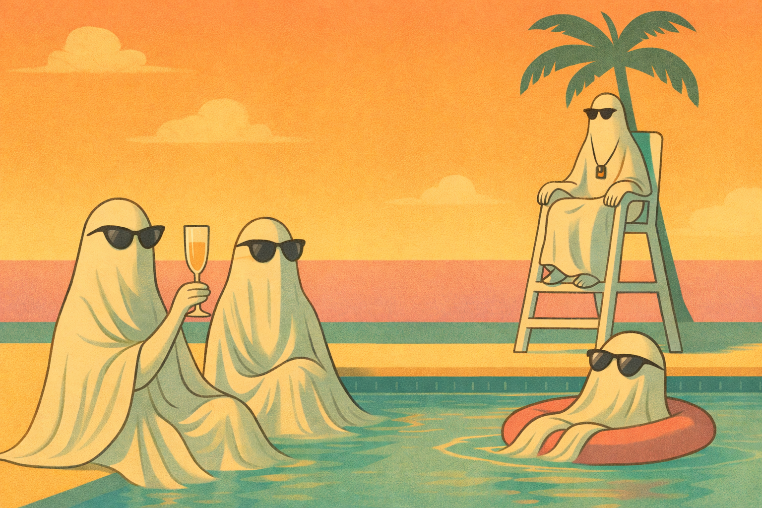 The Sunglasses Stay On in Purgatory