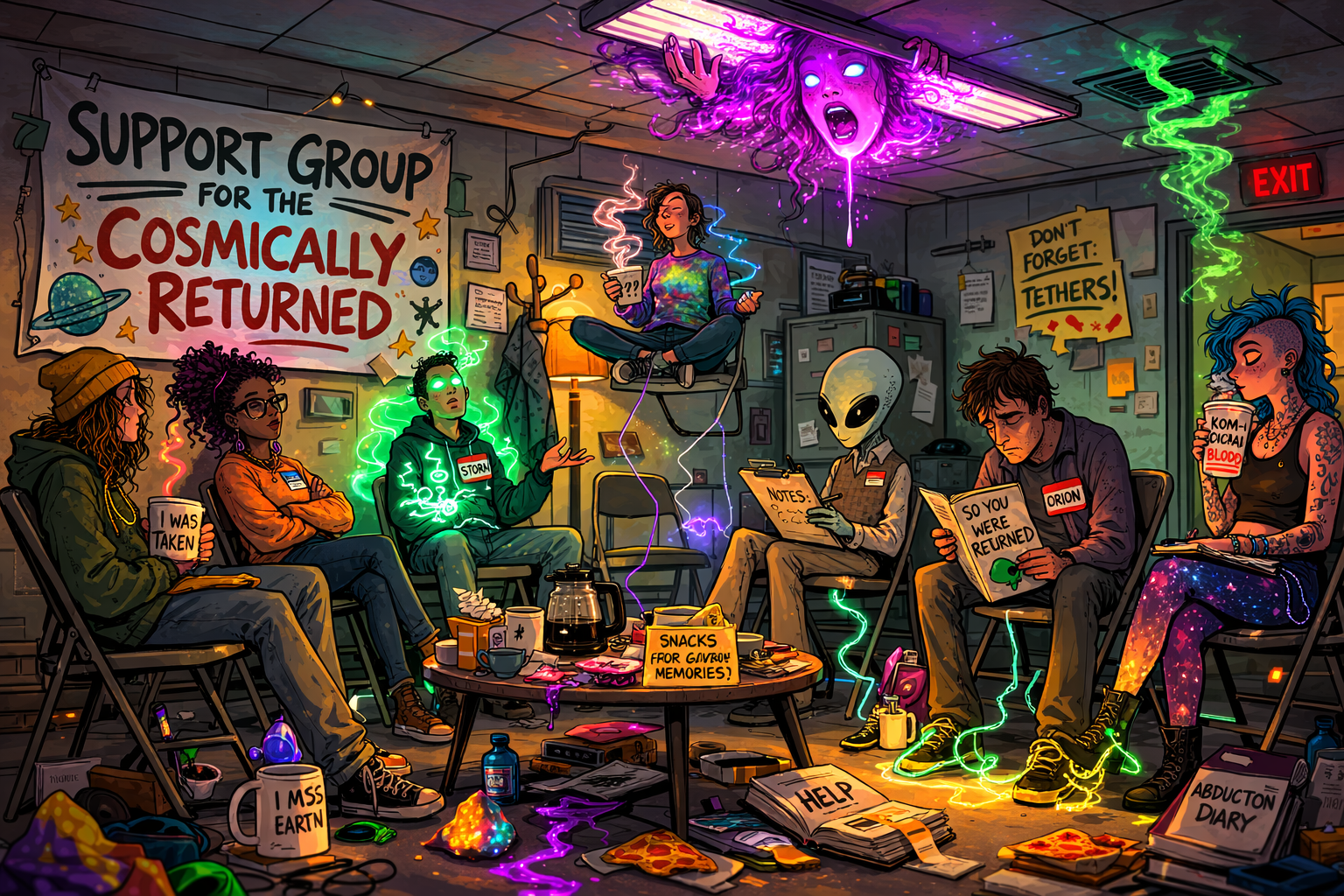 The Support Group for the Cosmically Returned