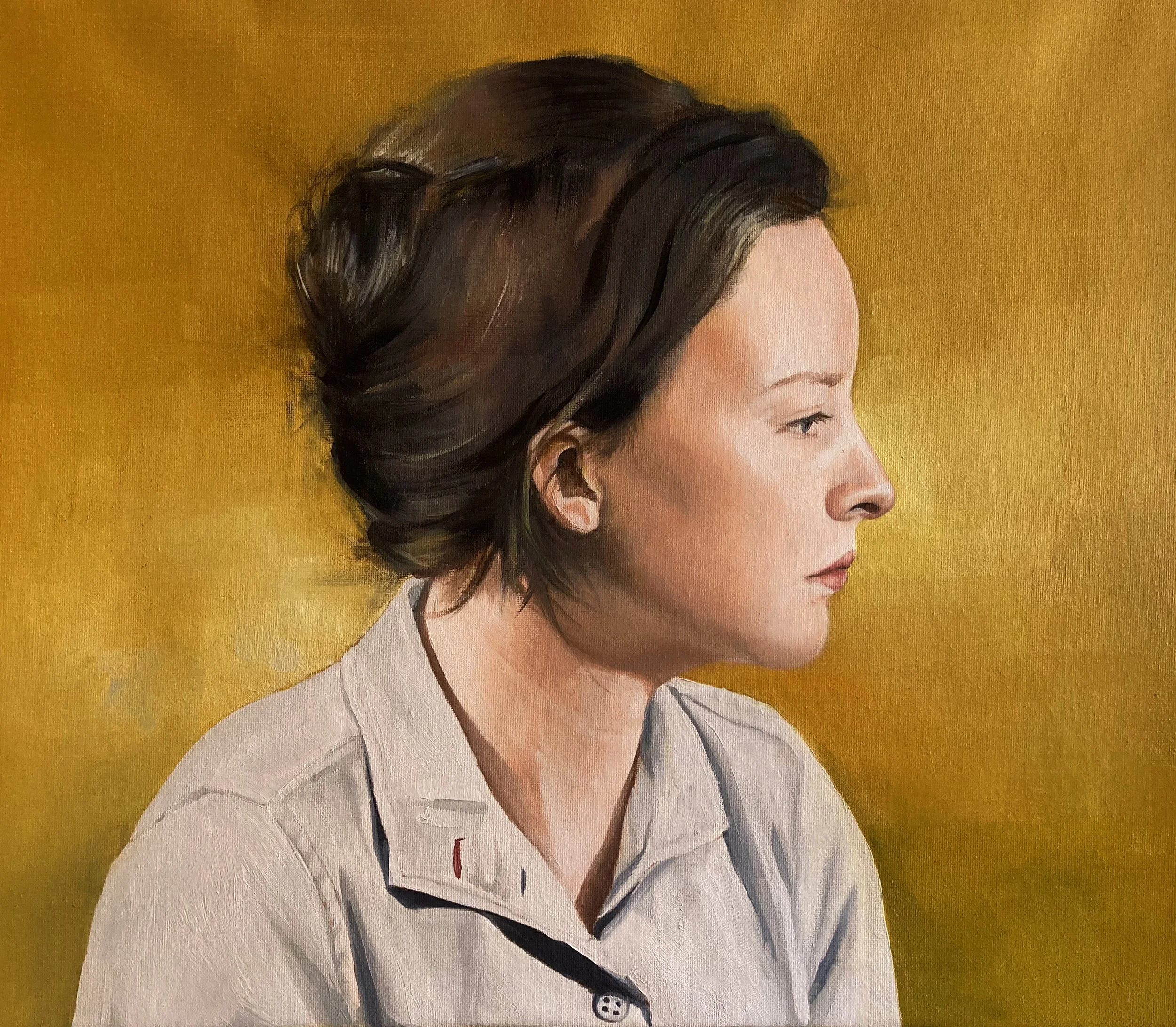 Figure study, 2020, oil on canvas