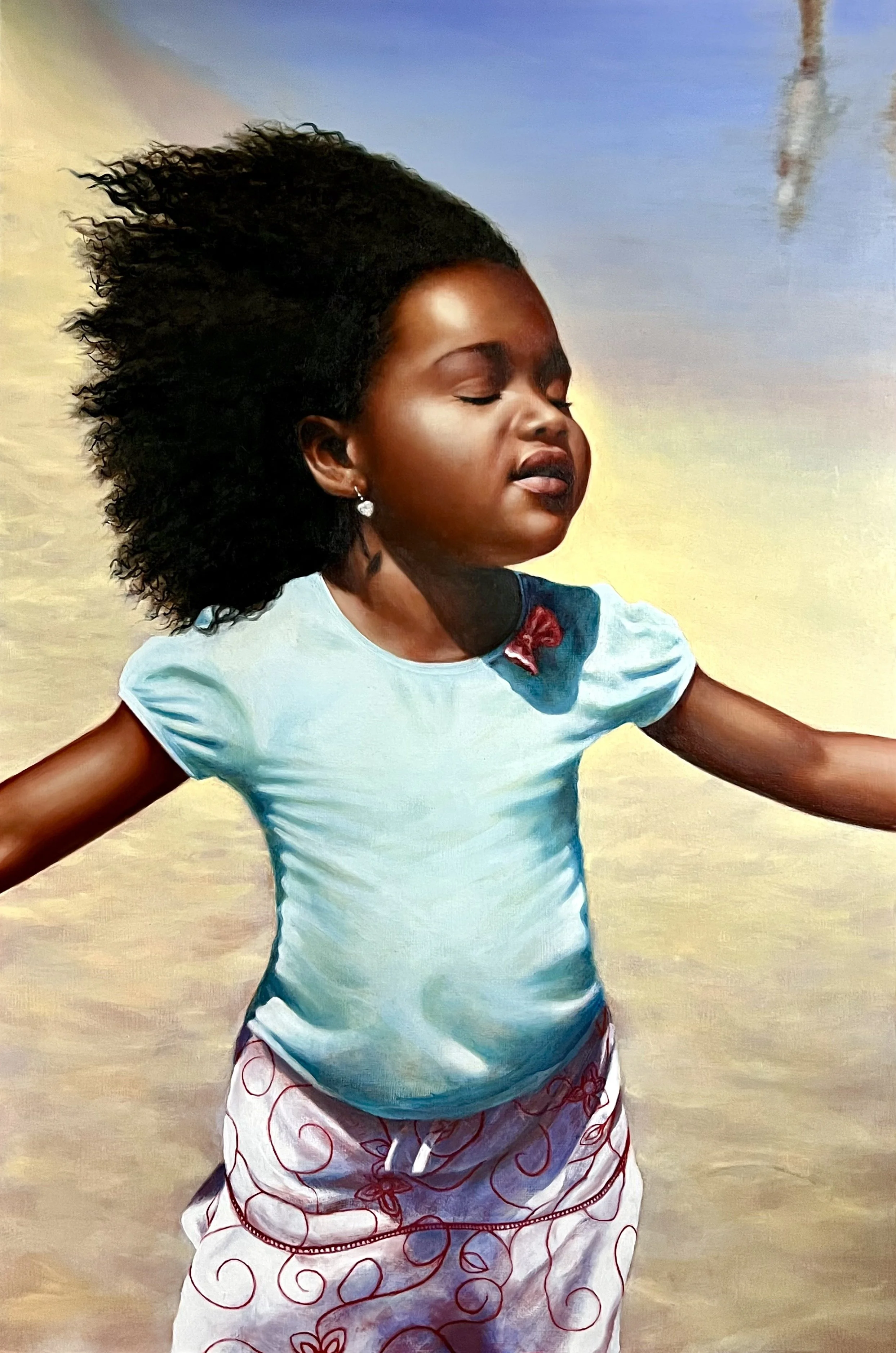 "Ella", 24x36in, oil on panel, 2026 (private collection)