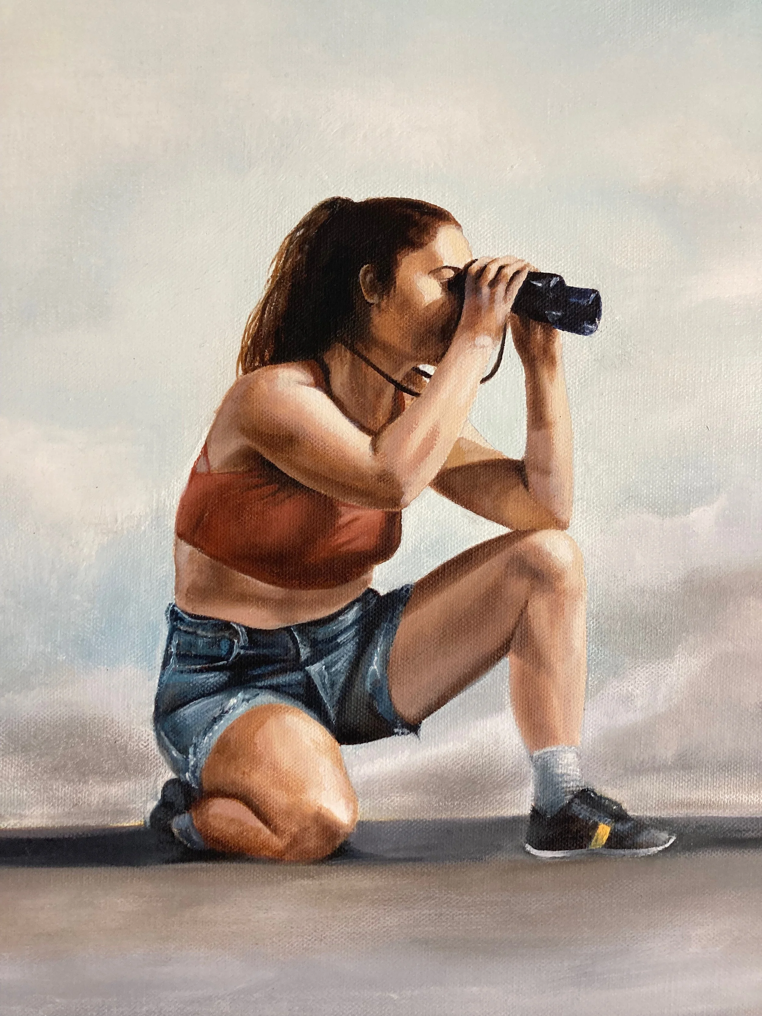 Figure study, 2020, oil on canvas