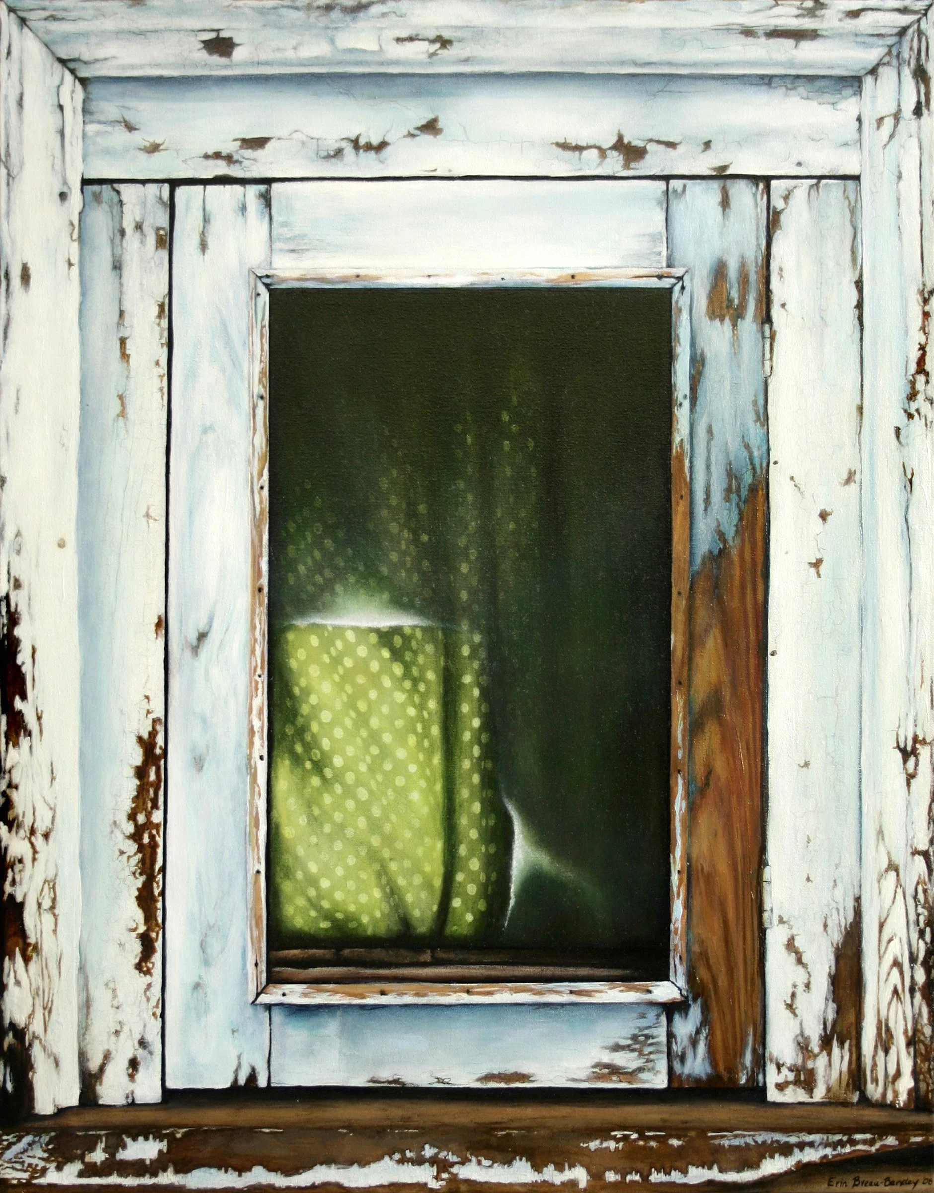 "Jackie's Neighbour", oil on panel, 2008 (private collection)