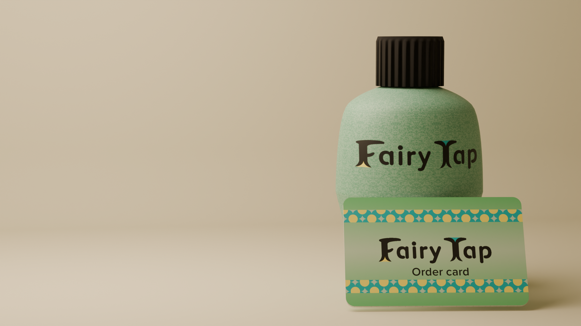 Medium rainforest bottle and gift card
