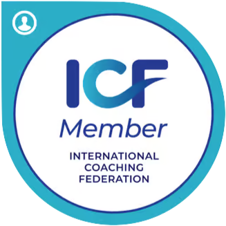 Jenn Overmeyer's International Coaching Federation ICF Member Badge