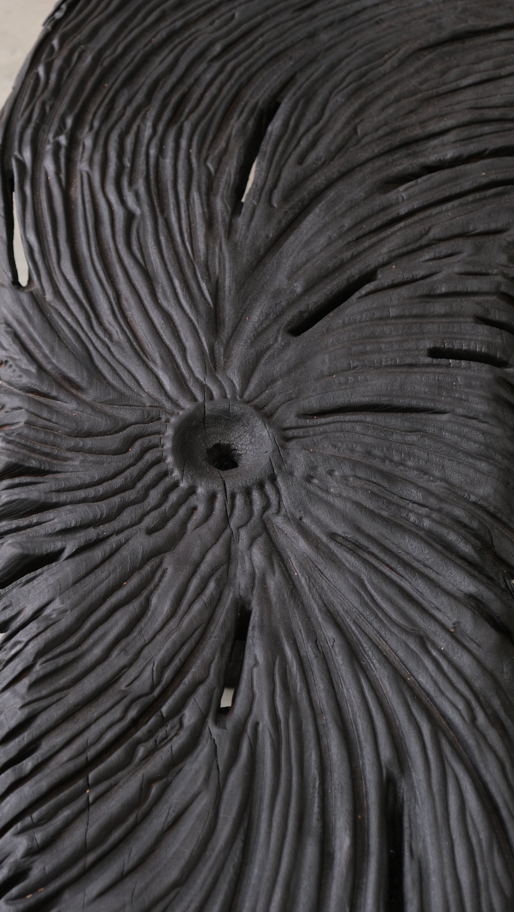 Sculptural reclaimed red cedar Shou Sugi Ban coffee table — Kitsune Moon Studio Byron Bay