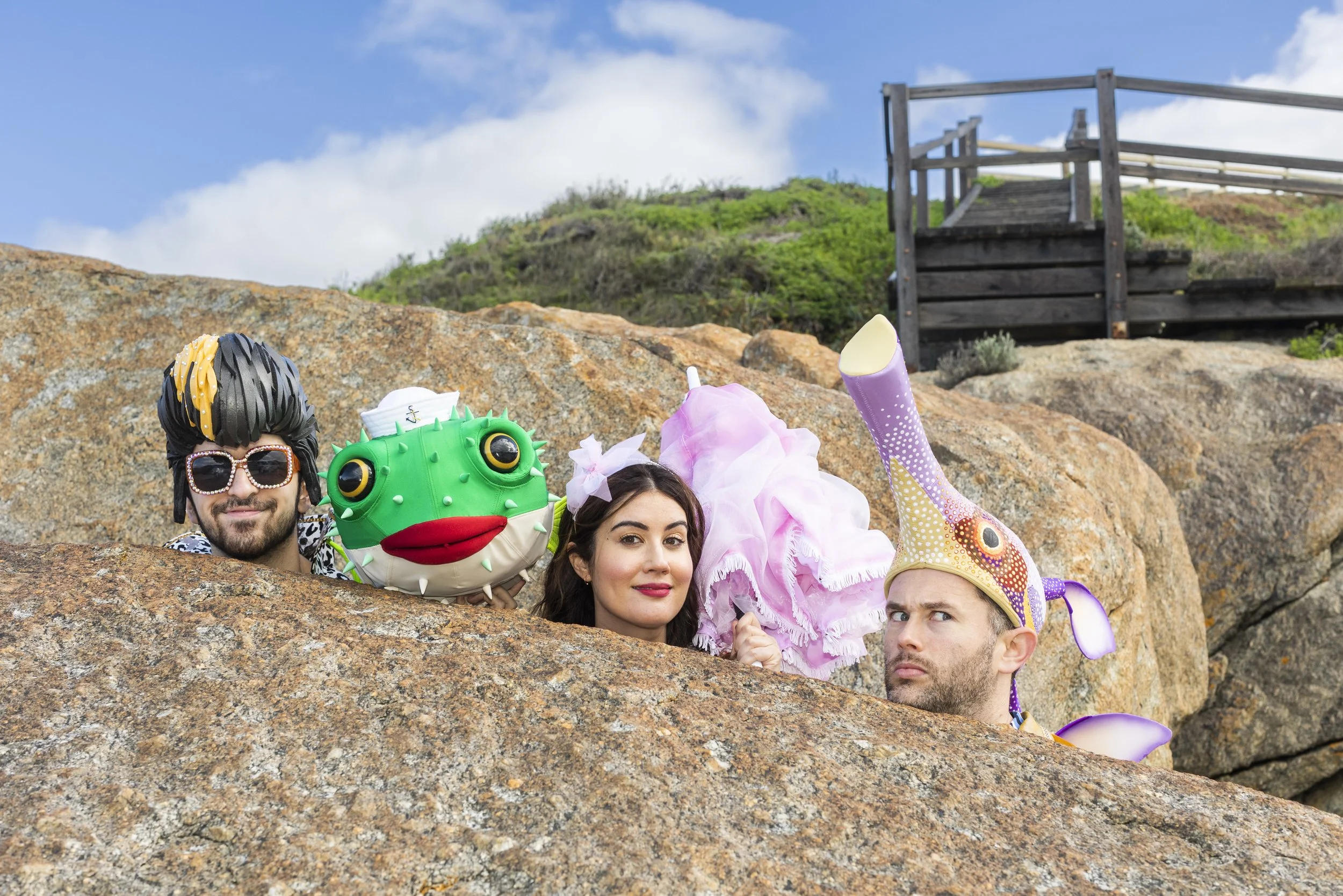 Eelvis, Child Puffer Fish, Jell.O and The Magical Weedy Seadragon.jpg