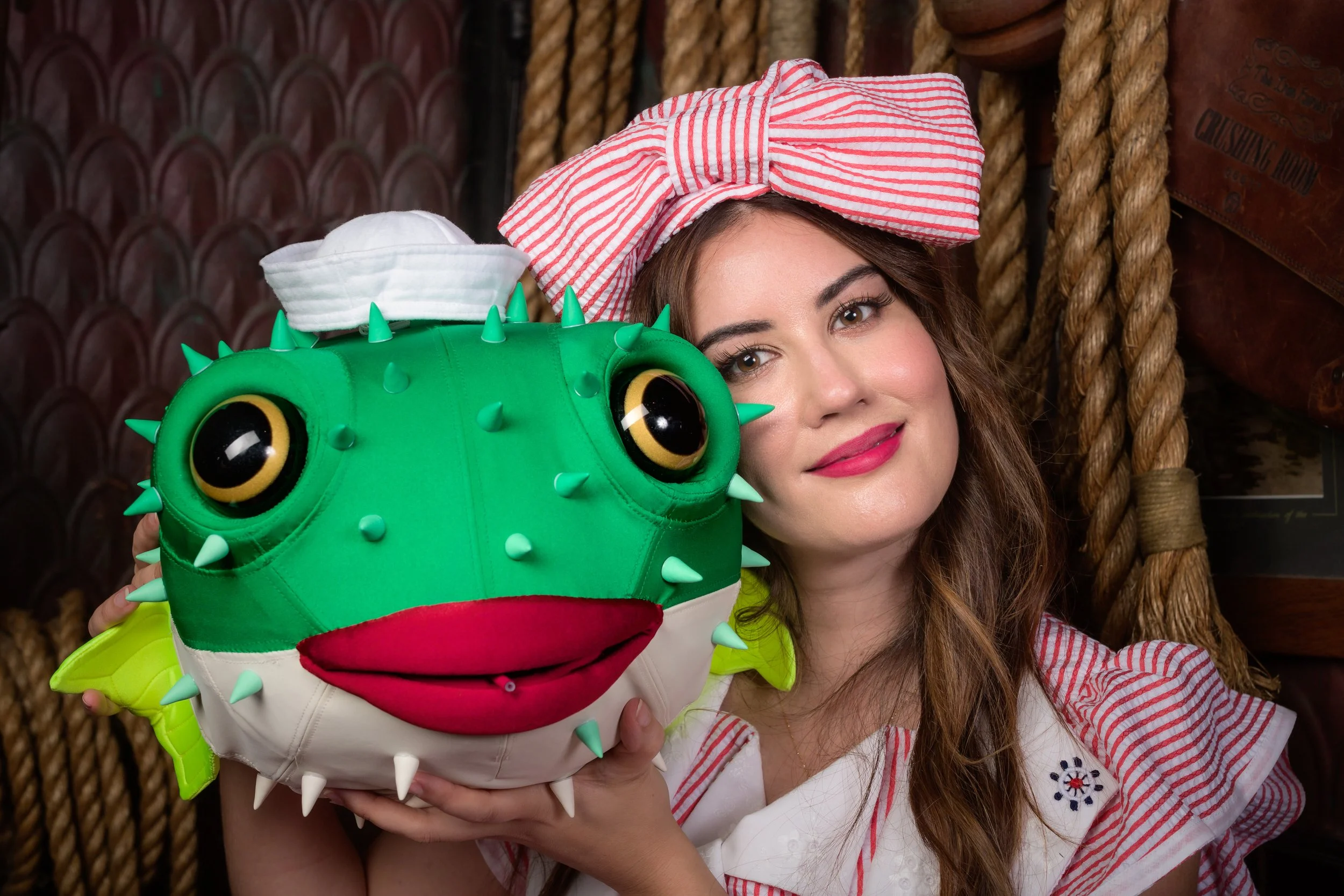 Pia Harris with Child Puffer Fish.jpg