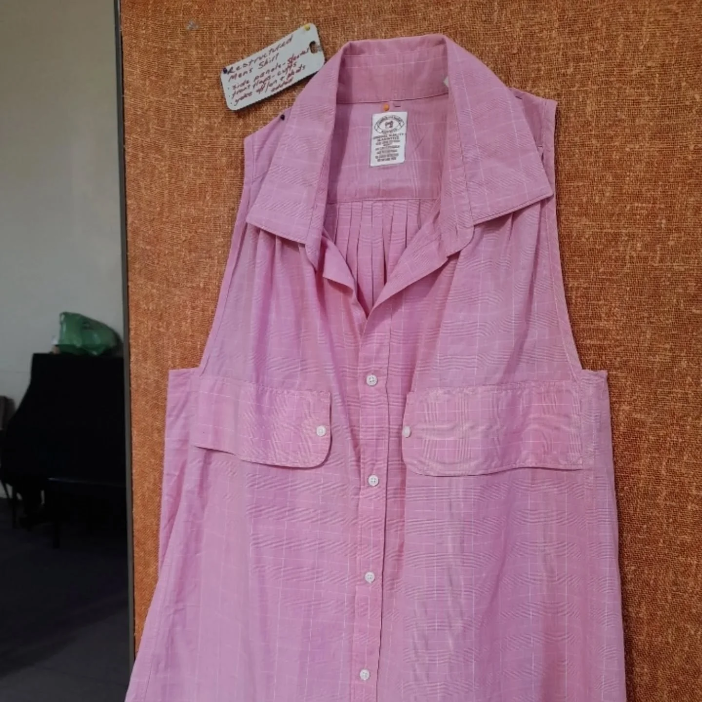 It's happening soon! We've been working together to get Thread Shed ready for opening on Thursday 23rd April 2026, 114 Rusden Street Armidale. First picture is a brilliant remake of a men's shirt into a pretty women's summer blouse. Made by Barbara, 
