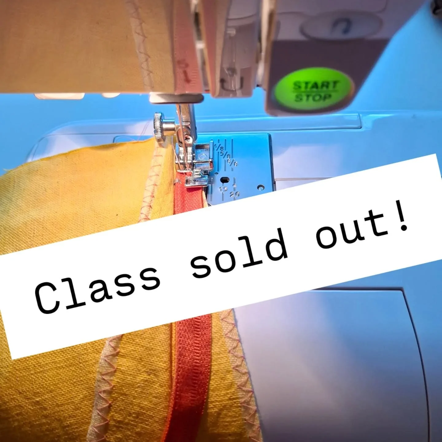 Our beginner sewing class this morning, on zipped cushion covers, has sold out so we can't take any more people. However, we've got some space available in our mending workshop today at 1pm. We'll offer advice and ways to approach different mending s