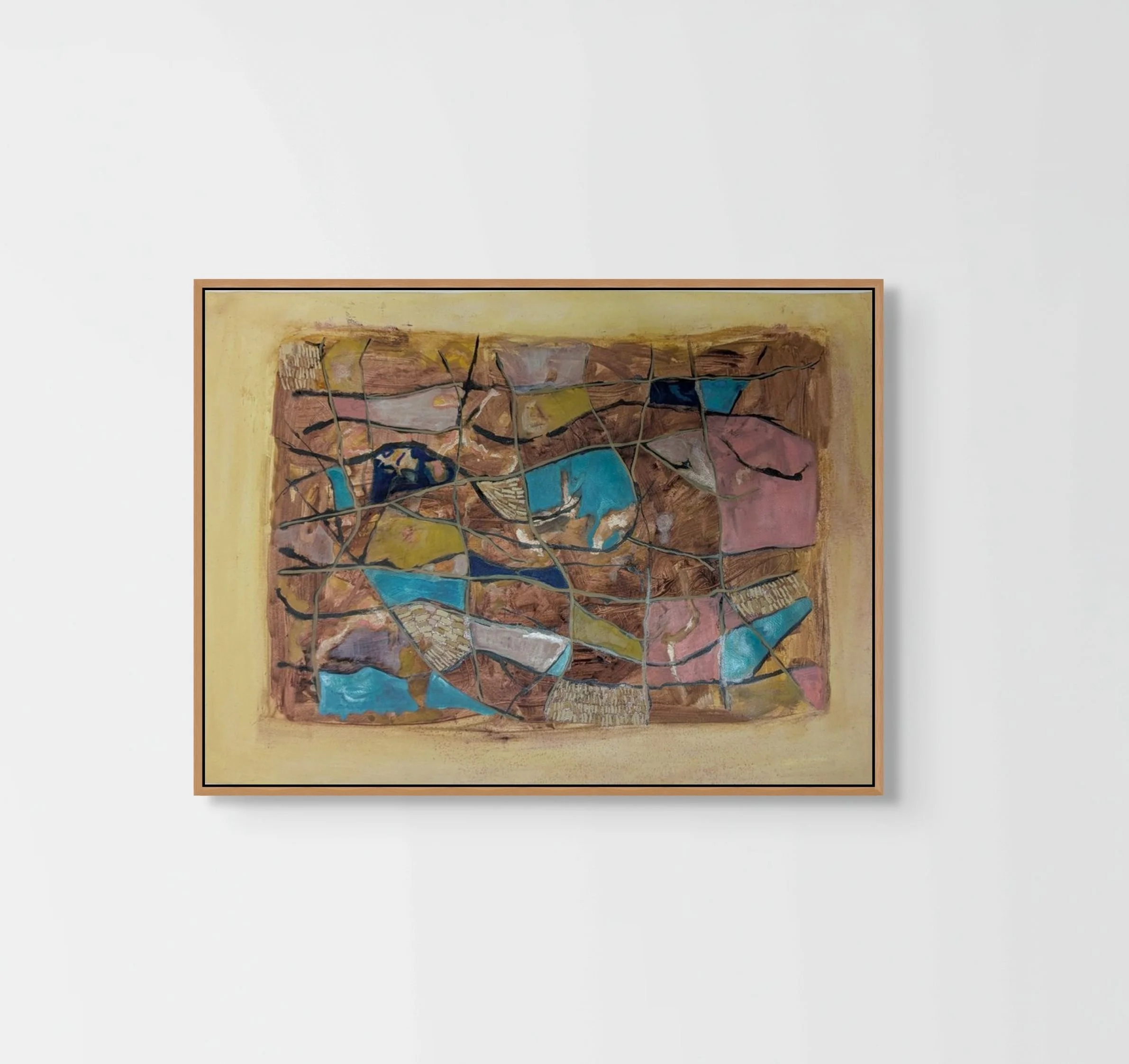 Salt Lakes No.4 - 76cm x 56cm - Original - Unframed