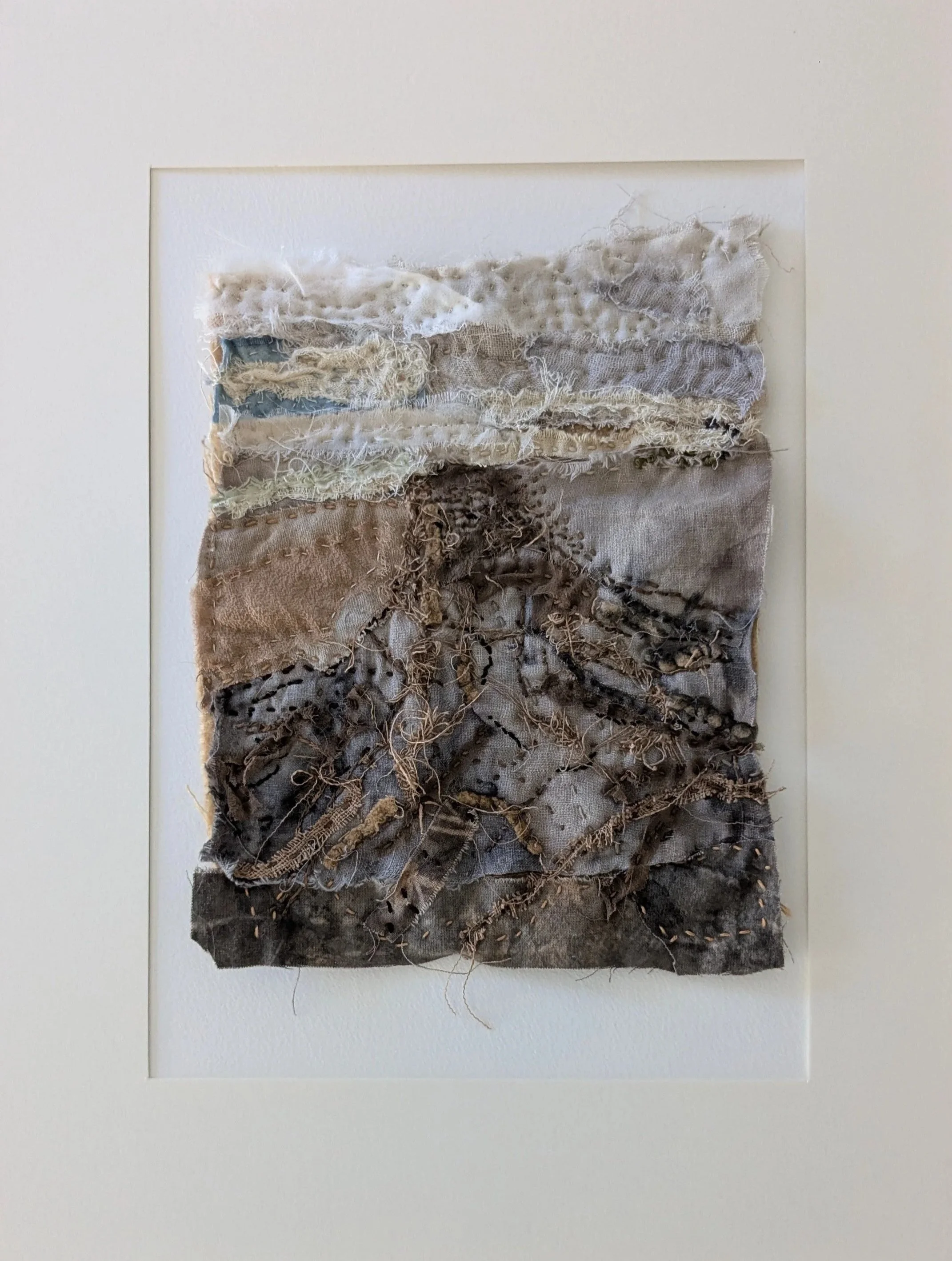 Wrack Line: Paraparaumu Beach - 18 cm x 22 cm - Original - Mounted on Paper