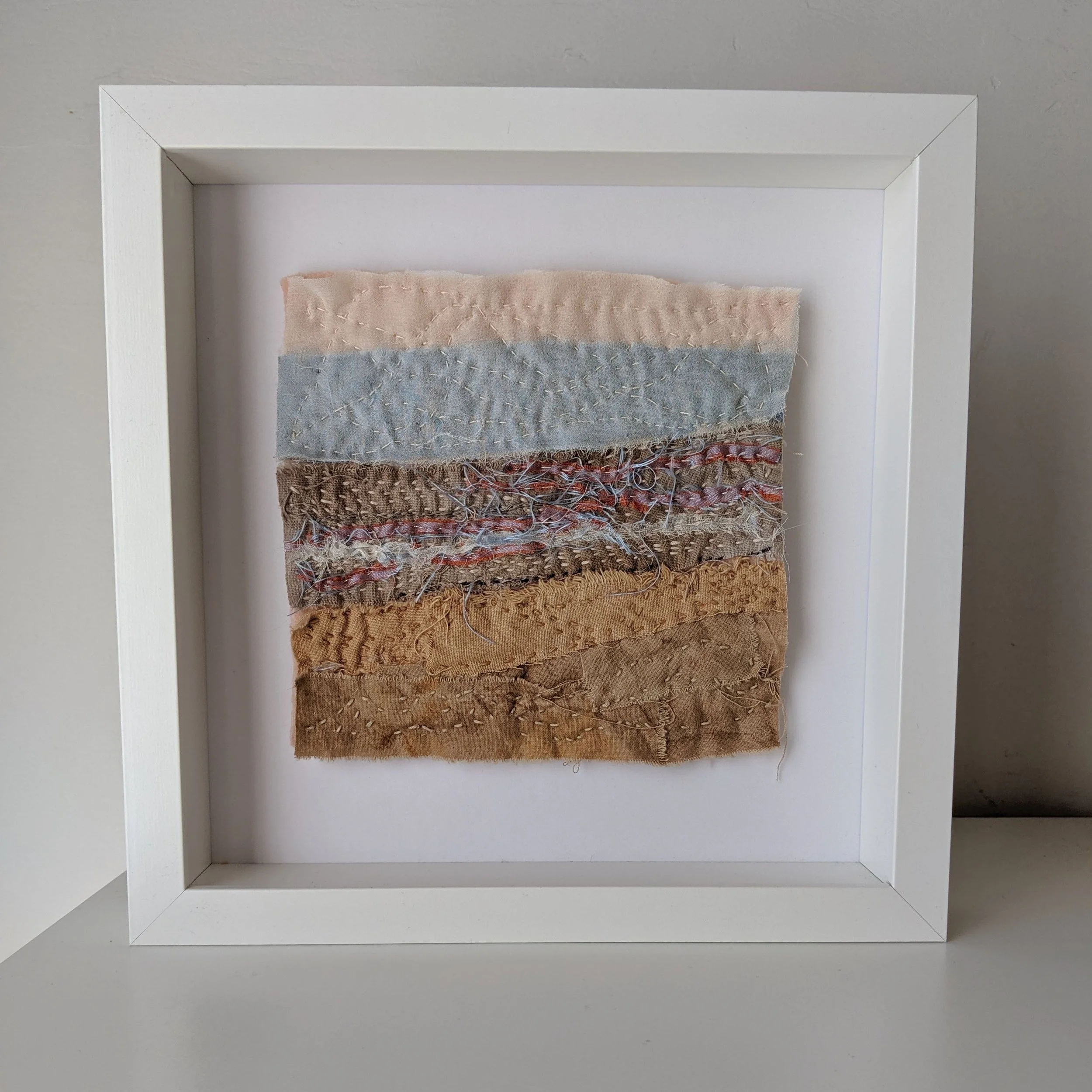 Manly Beach at Sunset - 16 cm x 16 cm - Original - Unframed