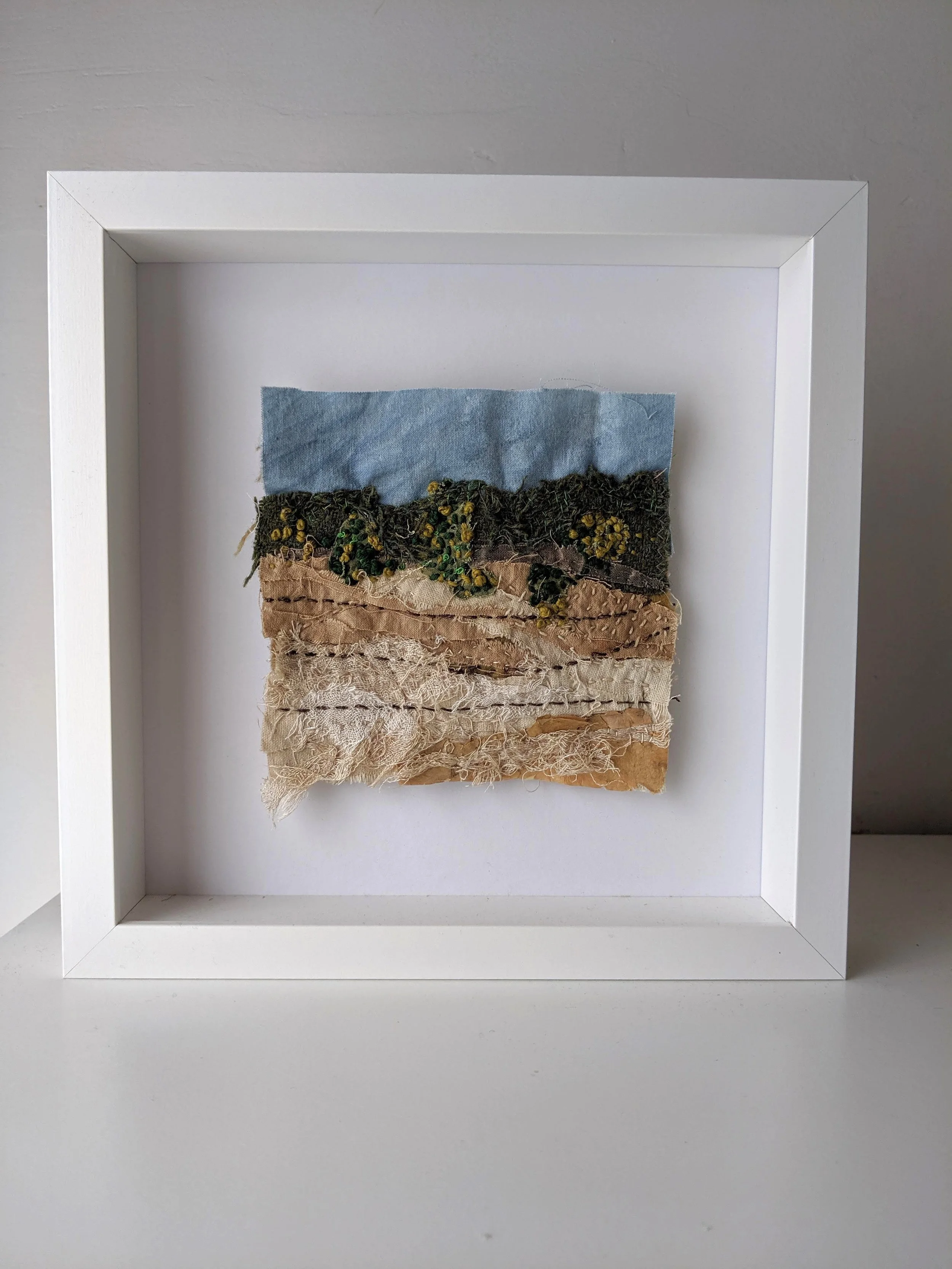 A Quick Stop on Putty Road - 14 cm x 14 cm - Original - Unframed