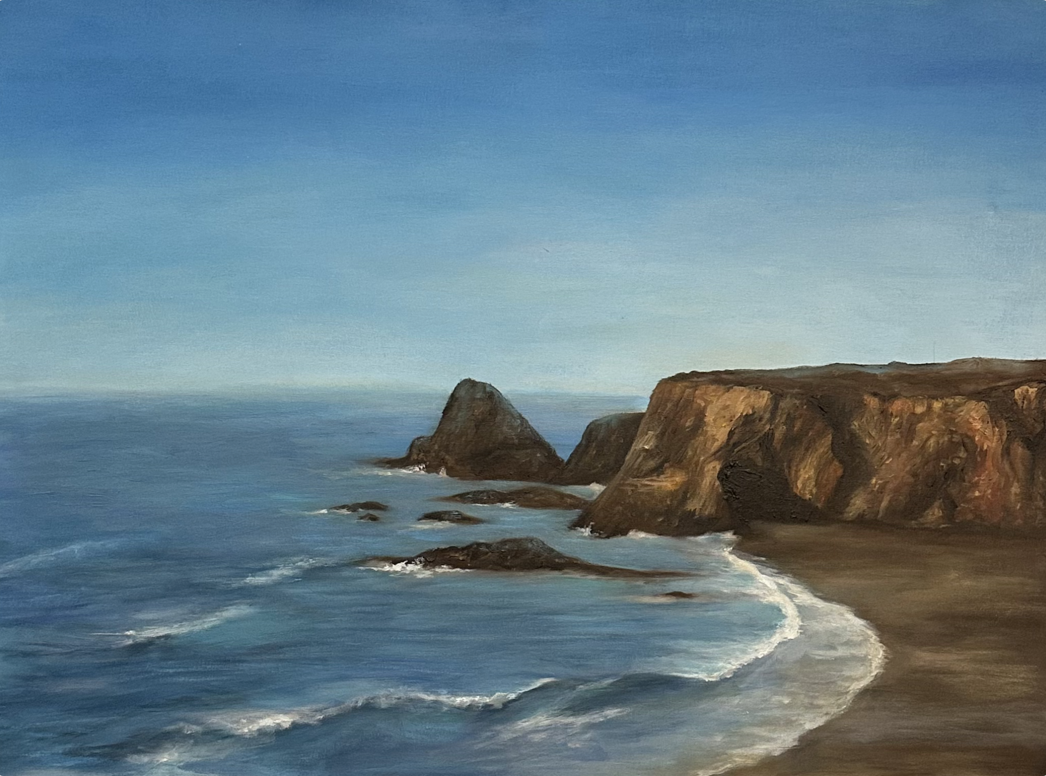 Acantilado 
— 
Óleo sobre tela 
80x60 cm