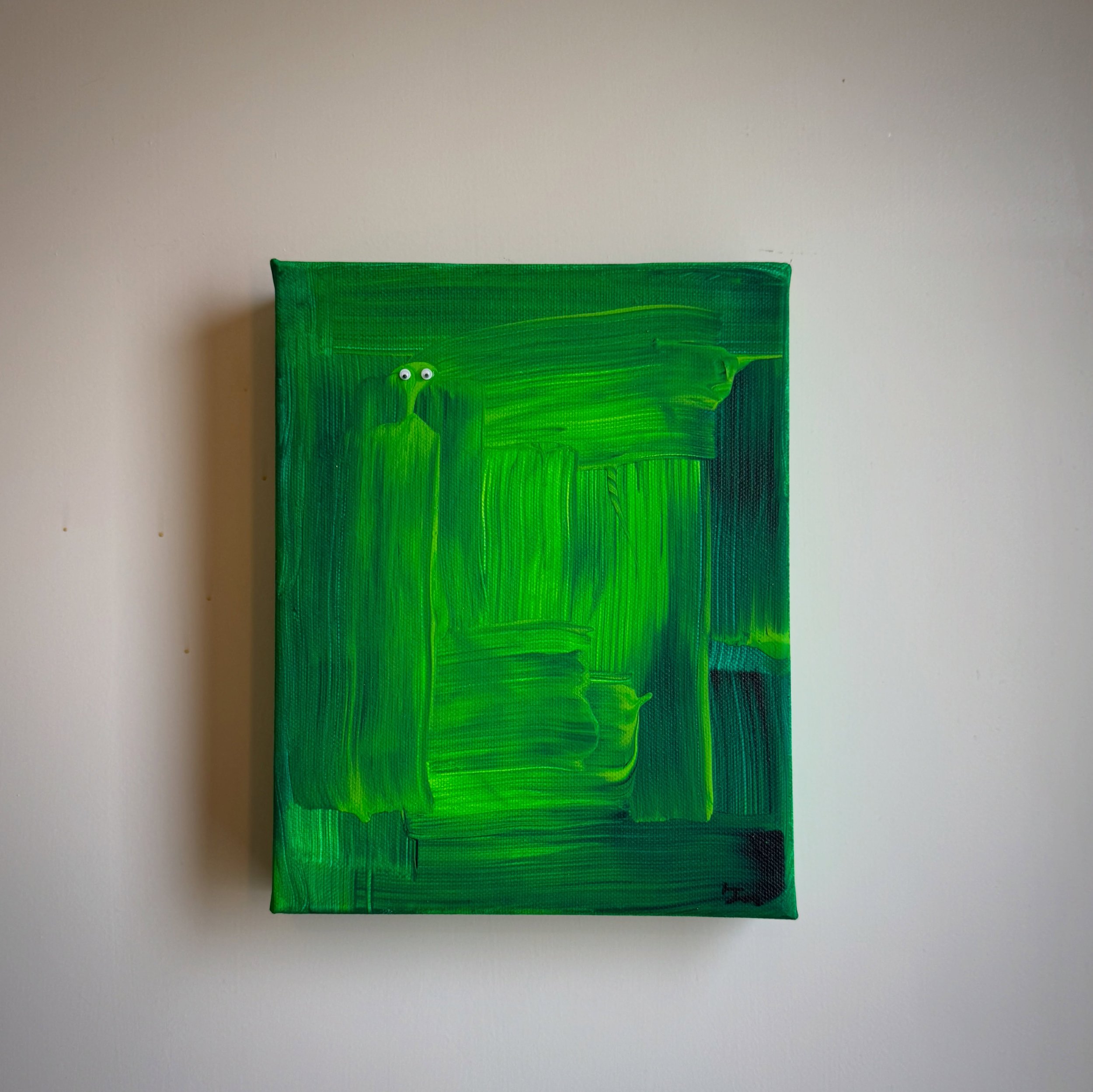Stream of spirits 
20x30 cm
Acr&iacute;lico sobre tela con ojos saltones
Available DM

#art #curatorselection #yungart