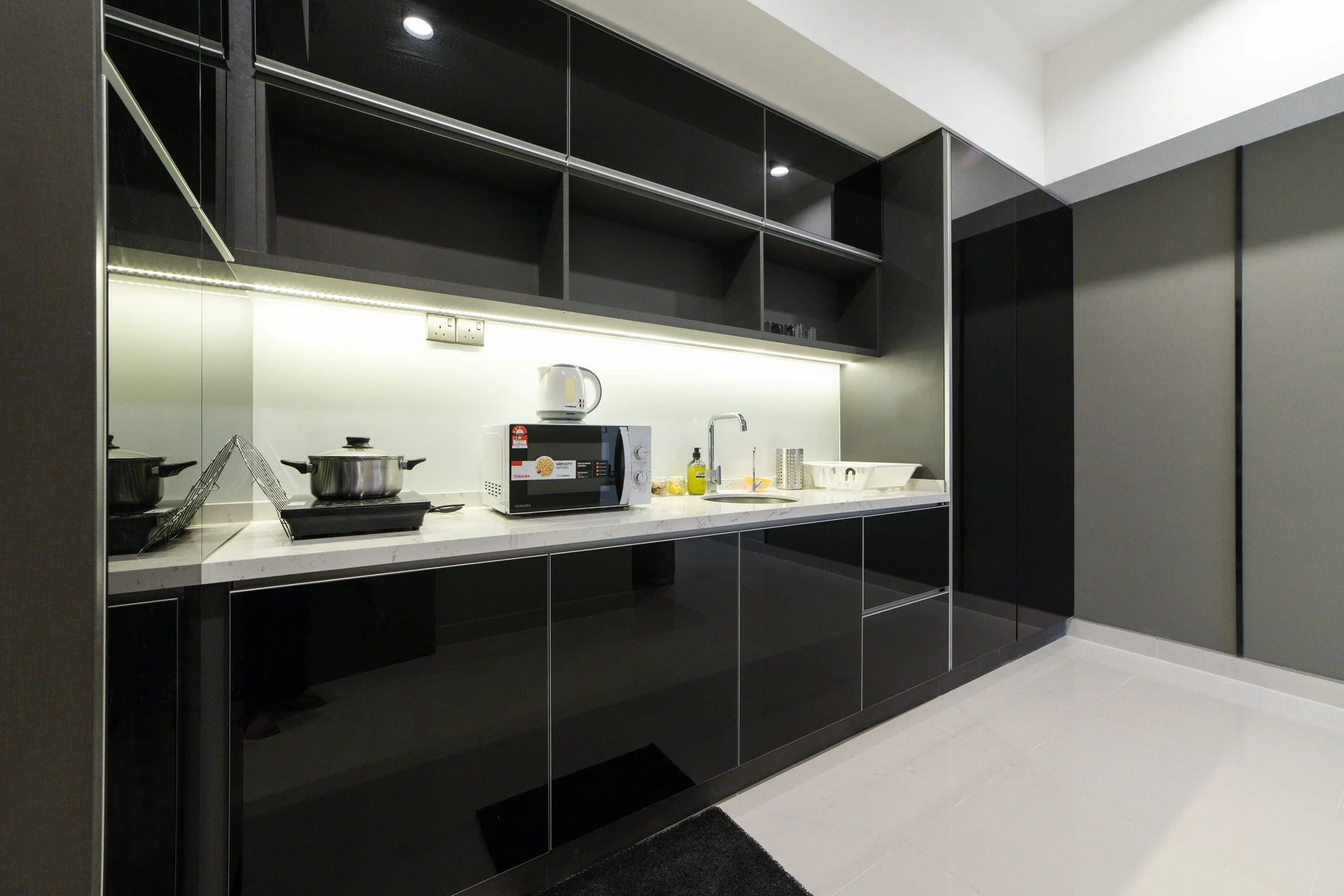 Novo Ampang rental-ready kitchen prepared for property investors in Malaysia