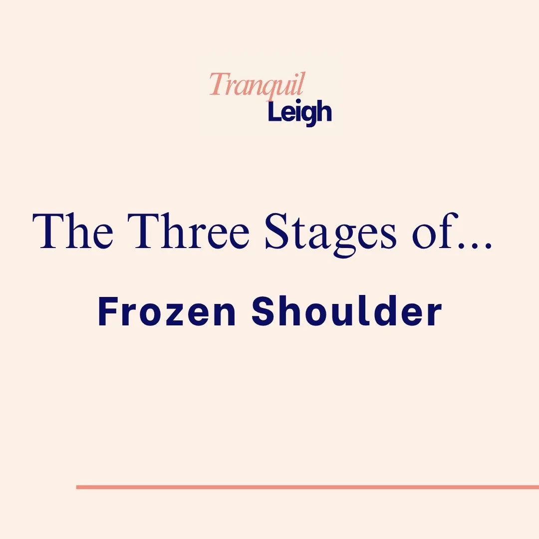 🧊 What actually IS a frozen shoulder?
If you've ever had it, you'll know just how debilitating it can be &mdash; and it's one of the most misunderstood conditions I come across.
Frozen shoulder (adhesive capsulitis) occurs when the capsule surroundi