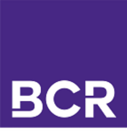 Image showing the letters 'BCR' in blue against a dark background.