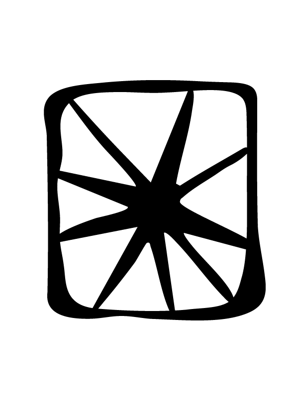 Outline of a glass with a slice of lemon inside.