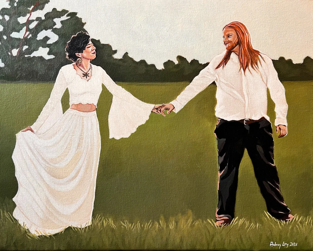 Destination wedding live painting 6