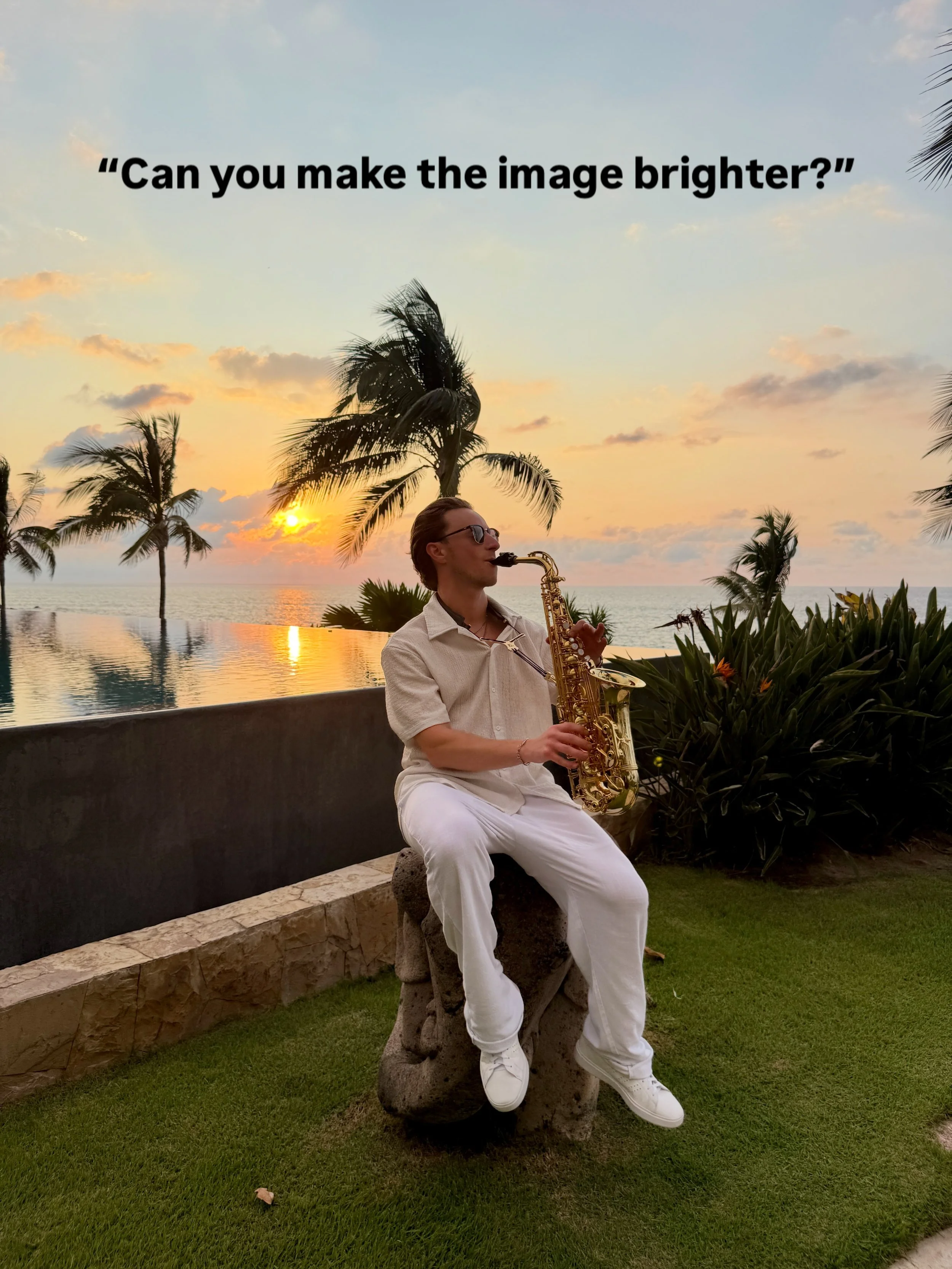 Asked for a small edit. Ended up at my Bar-Mitzvah 😂🎷🤘

📍: Casa Tesoro - @fspuntamita 🌴

#trend #backtothebeginning #fourseasons #destinationevents #saxophone