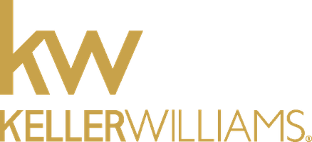 Keller Williams logo featuring the initials 'KW' in gold and the company name in gold text.