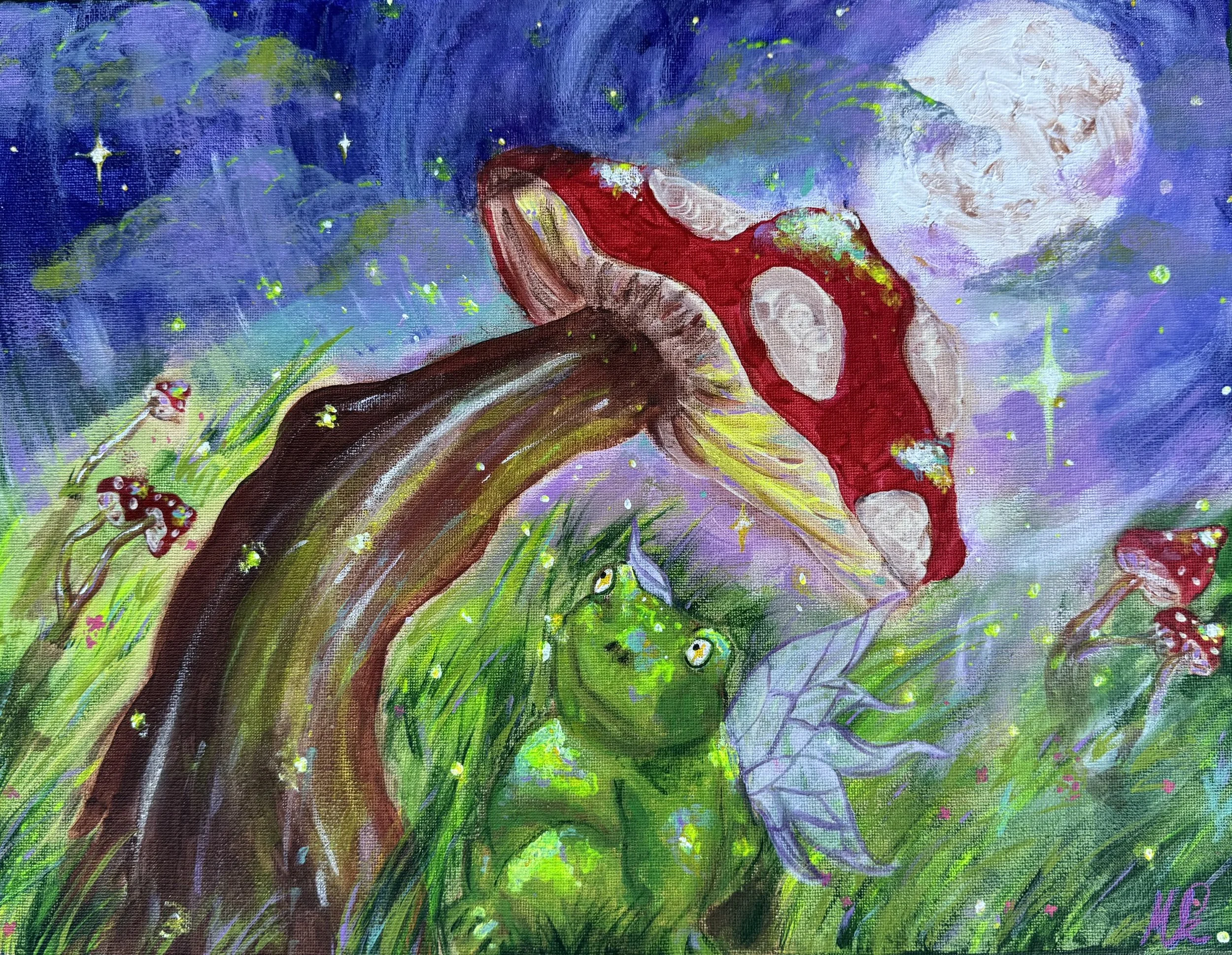 Sometimes I Still Dream of Somewhere Better. Acrylic on canvas. 