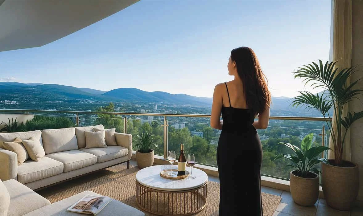 An image of view from Balcony