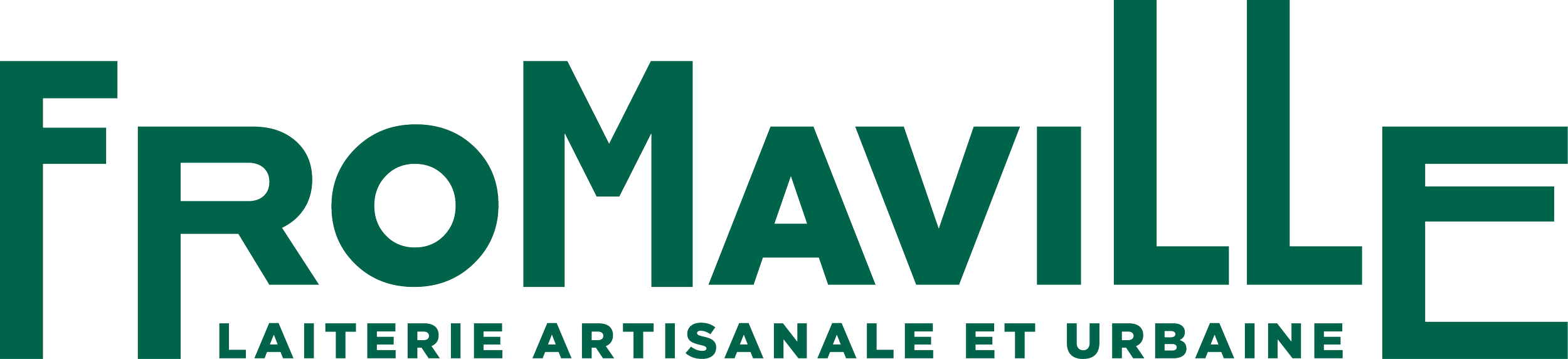 Logo de la fromagerie Fermaville, spécialisée dans la laiterie artisanale et urbaine.
