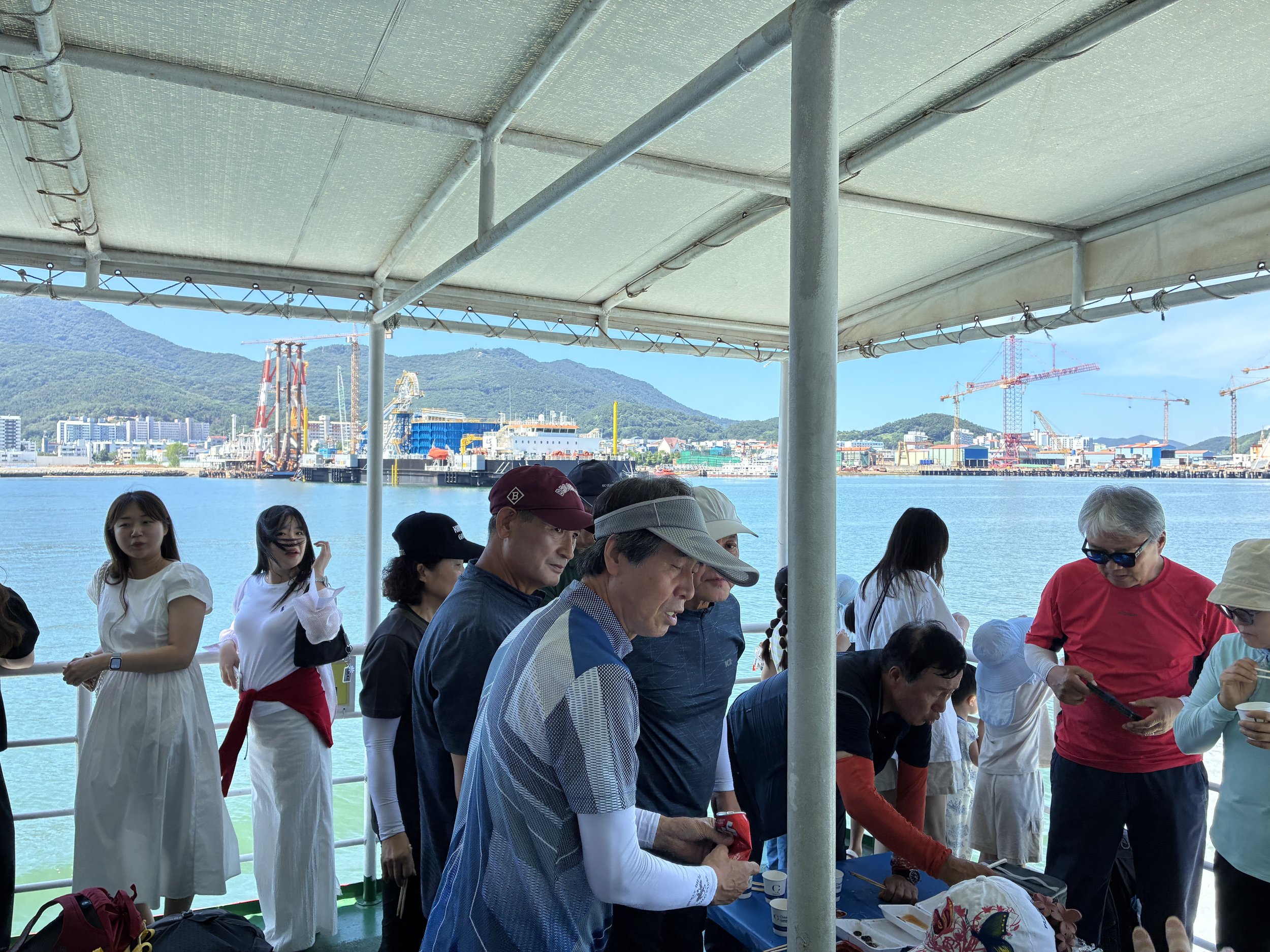Party on the ferry