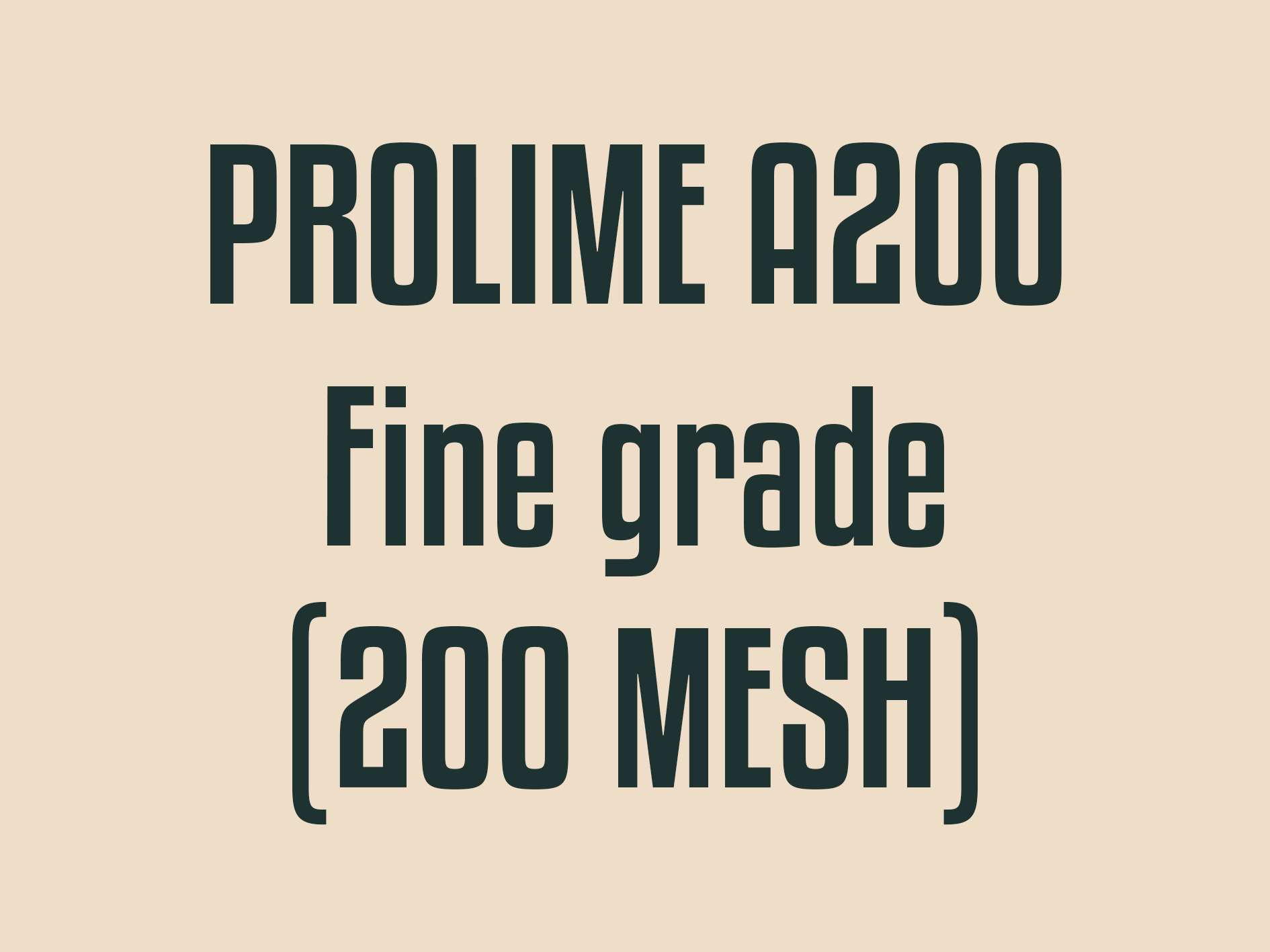 ProLime A200 fine grade (0.074mm)