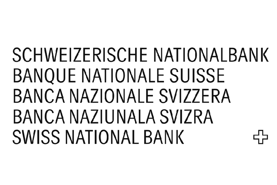 Black and white logo of the Swiss National Bank.