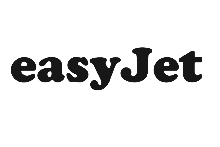 Black and white image of EasyJet.