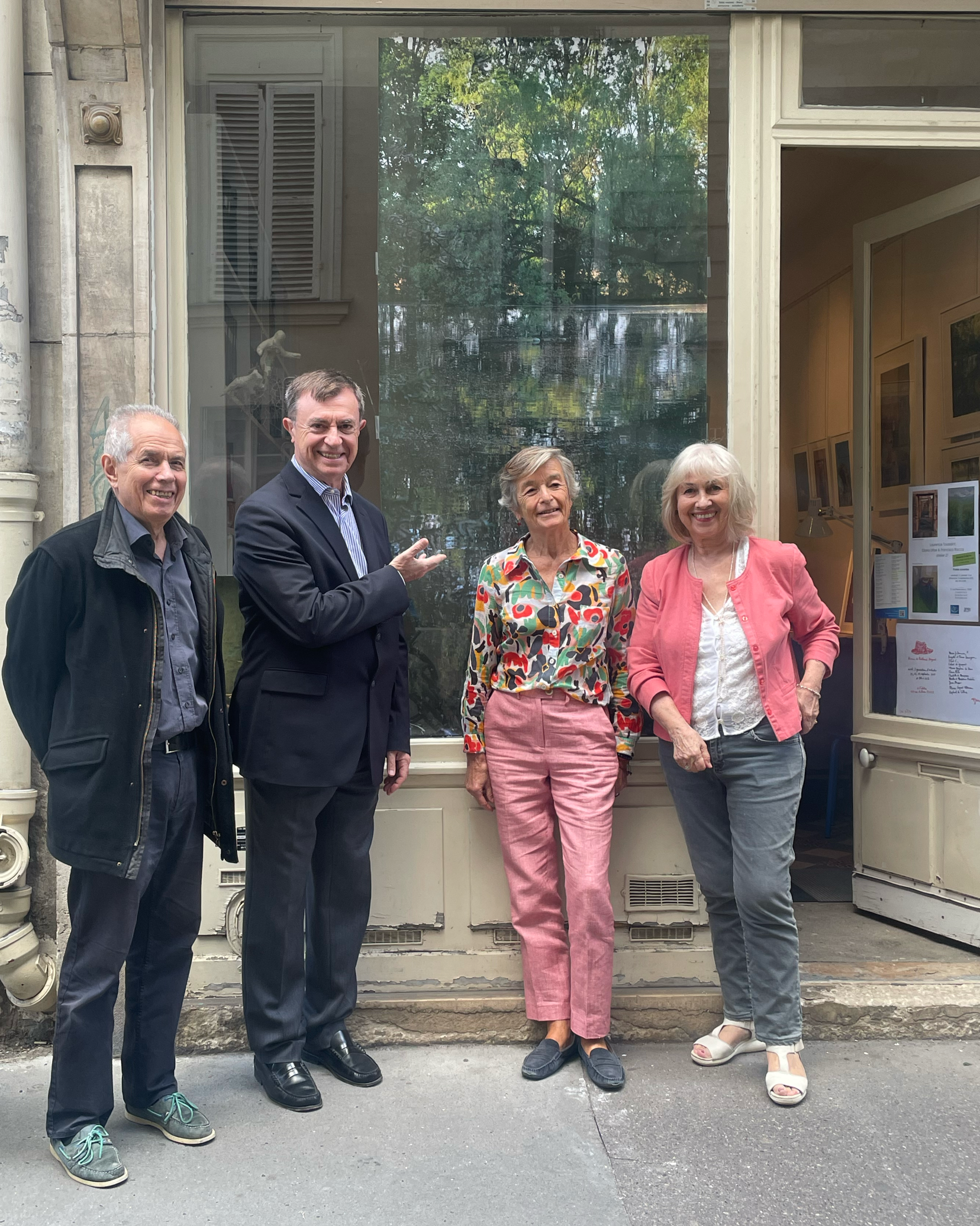 Avec Monsieur le Maire du 6ème arrondissement, Jean-Pierre Lecoq